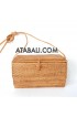 Ata rattan square bag balinese style